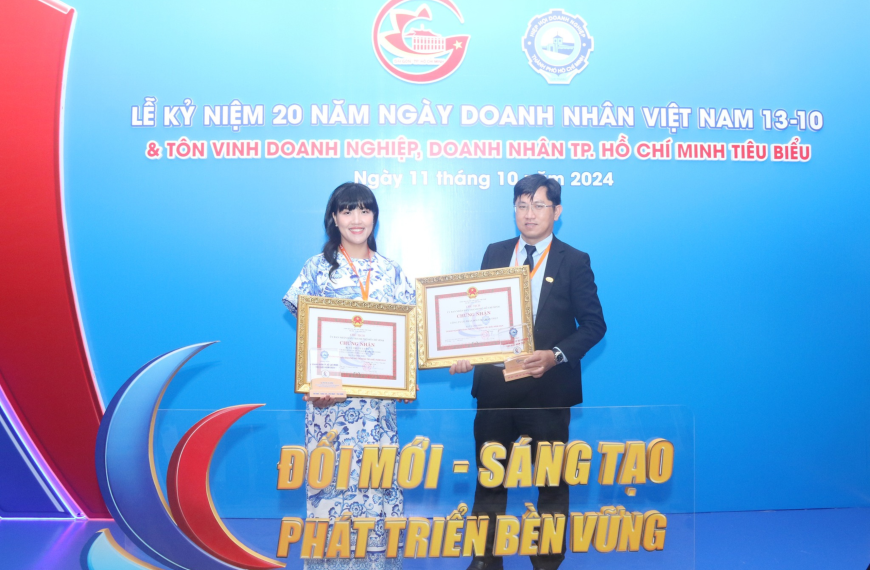 TCT Đối Tác Chân Thật nhận giải thưởng “Doanh nghiệp, doanh nhân TP. HCM tiêu biểu năm 2024
