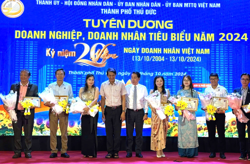 Chương trình kỷ niệm 20 năm Ngày Doanh Nhân Việt Nam 13/10/2024 – Hội Doanh nghiệp TP. Thủ Đức