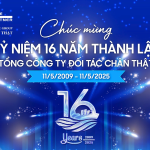 KỶ NIỆM 16 NĂM THÀNH LẬP TCT ĐỐI TÁC CHÂN THẬT